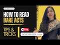 How to read a Bare Act | Bare Act reading for Law Students