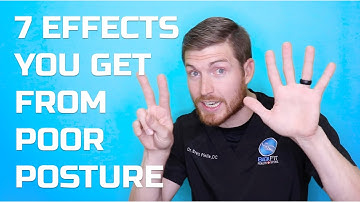 7 Effects you get from poor posture