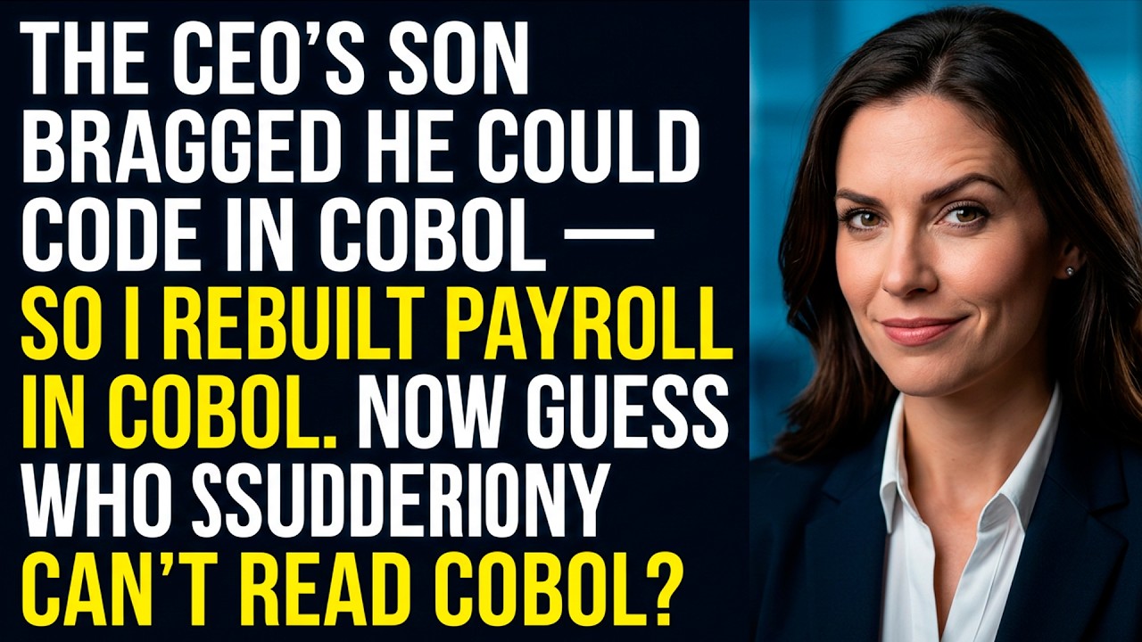 The CEO’s Son Said He Knew COBOL — So I Rebuilt Payroll in COBOL