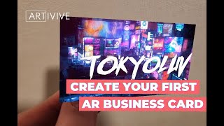 How to Create Your Own AR Business Card with TOKYOLUV