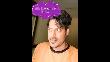 Google Search using Python( Pywhatkit_library)