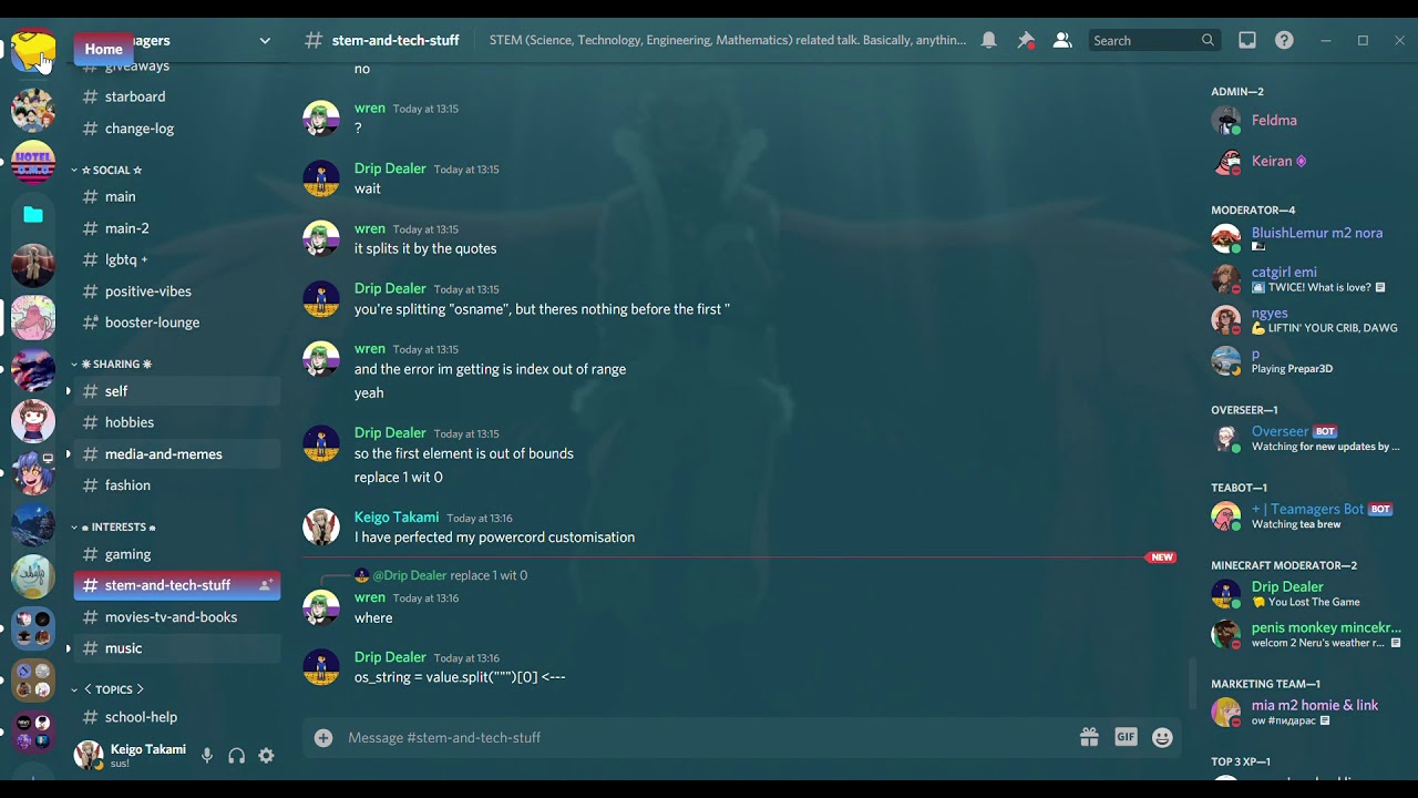 I used Powercord to customise my Discord client YouTube