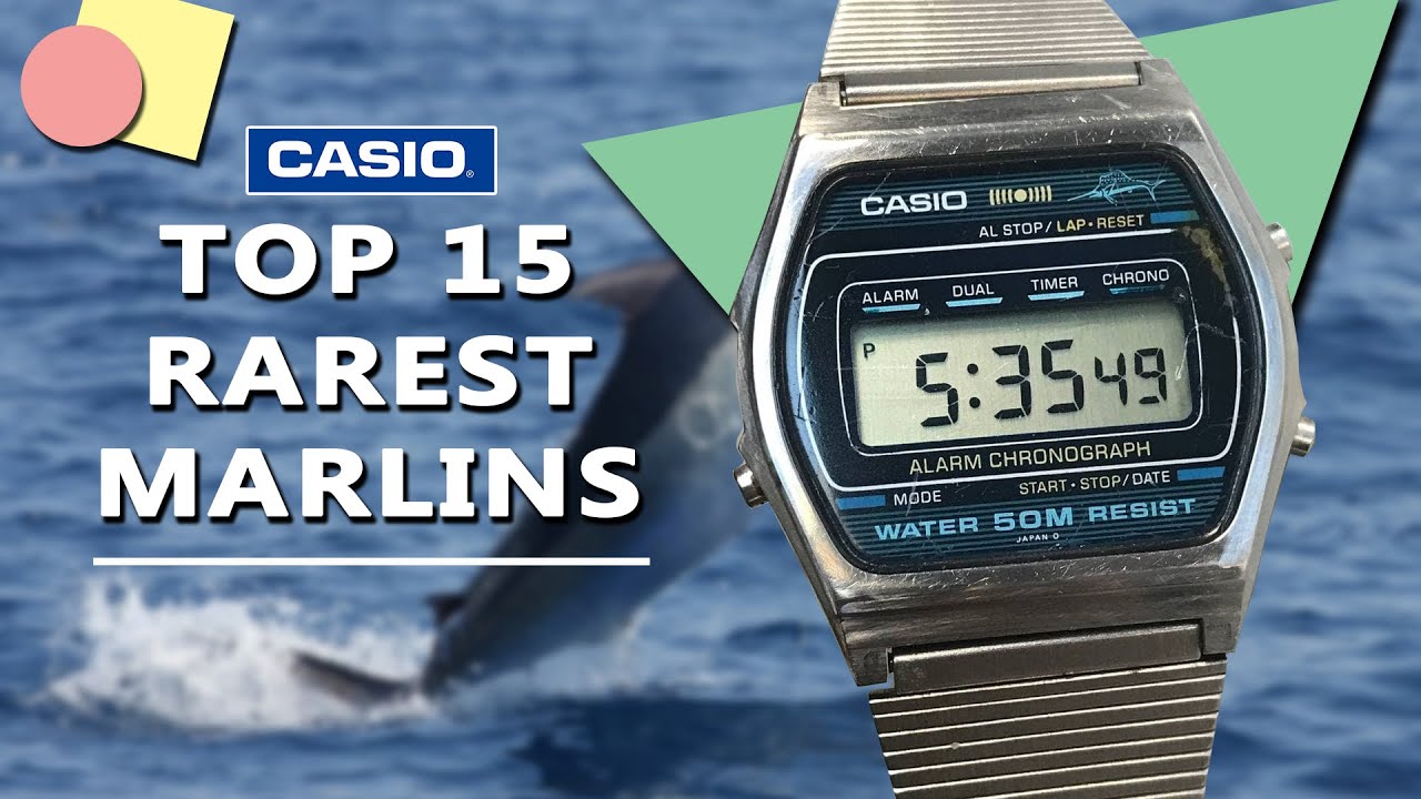 The Rarest Casio Marlin Watches 