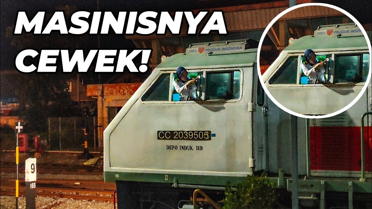 MASINIS CANTIK‼️PERTAMA KALINYA ADA DI KERETA BERLOKOMOTIF | Momen Unik Kereta Api di Stasiun Madiun