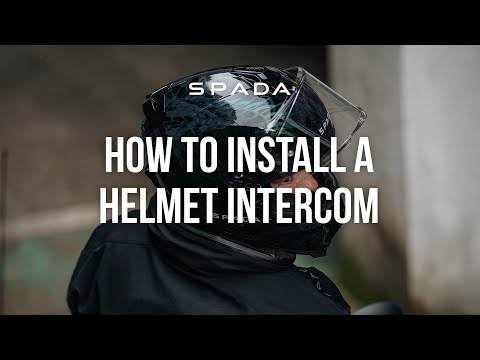 How To Fit A Motorcycle Helmet Intercom | Step By Step Install Guide