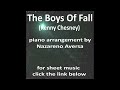 The Boys Of Fall - Piano Arrangement by Nazareno Aversa