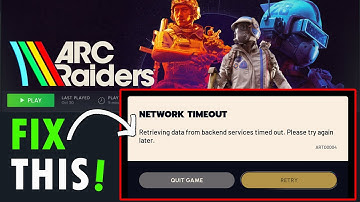 Hoe de netwerktime-outfout van Arc Raiders te verhelpen | Arc Raiders ART00004-fout oplossen