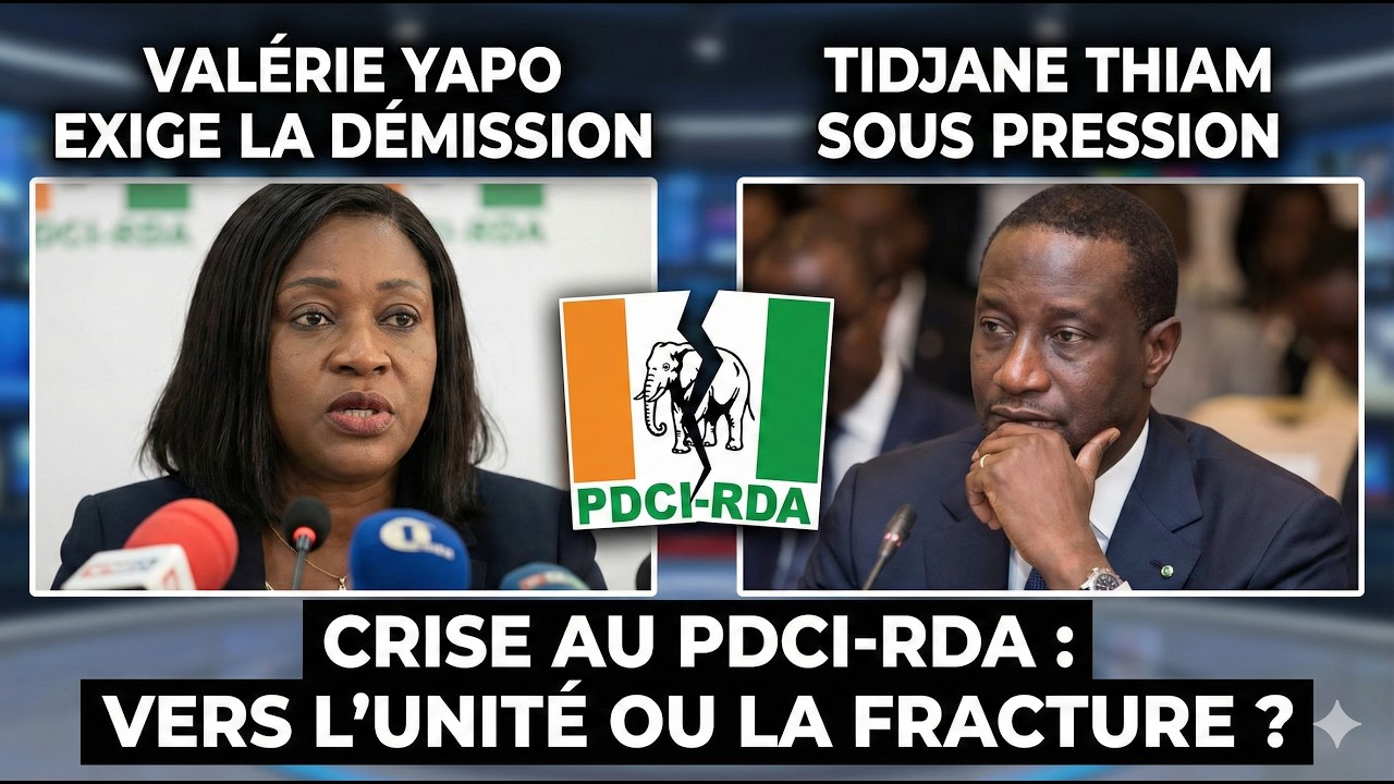 PDCI-RDA en Crise : Valérie Yapo réclame la démission de Tidjane Thiam !