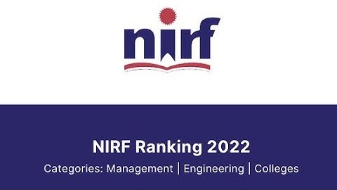NIRF ranking 2022 / Engineering. @EngineeringDecode