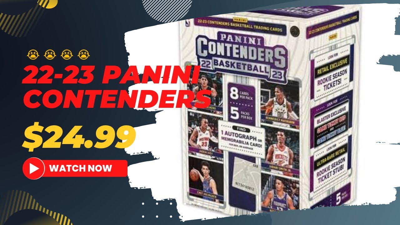 2223 Panini Contenders from Barnes & Noble. 24.99 YouTube