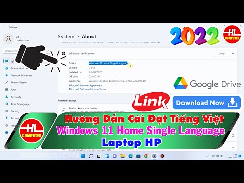 Hướng Dẫn cách cài đặt Ngôn Ngữ Tiếng Việt cho Windows 11 Home Single Language | Vi Tính Huỳnh Lâm