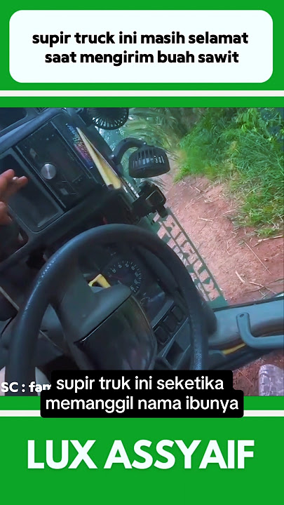 SUPIR TRUCK INI MASIH SELAMAT SAAT MENGIRIM BUAH SAWIT #shorts