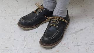 靴 RED WING 8100 US11D Red Wing 8100 Indigo Portage Oxford 8D Setter Navy Blue