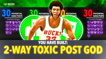 BEST BIG MAN BUILD IN NBA 2K21 NEXT GEN! THIS DOMINANT 2-WAY POST SCORER BUILD CANNOT BE STOPPED!