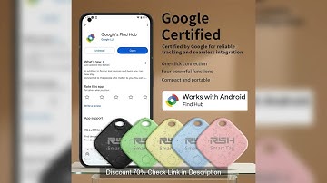 RSH 4-Pack Security GPS Tracker Car Wallet Pets Anti Loss Eco Smart Tag for Google