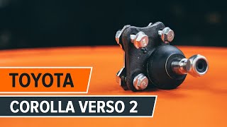 COROLLA Verso (ZER_, ZZE12_, R1_) 1.8 (ZNR11_) käsiraamatute laadida