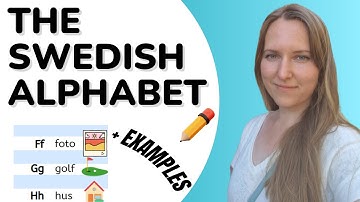 The Swedish alphabet. Examples and Pronunciation. Det svenska alfabetet. SFI.