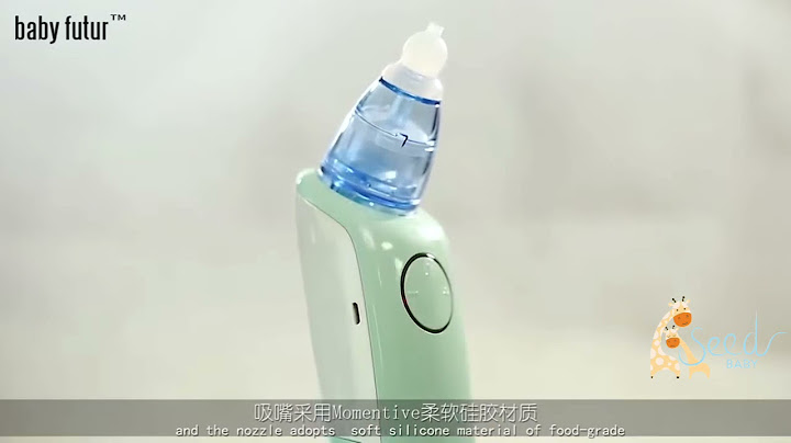 Hướng dẫn sử dụng máy hút mũi baby futur
