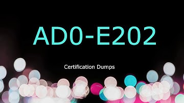 AD0-E202 Adobe Analytics Business Practitioner Certification Dumps