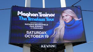 Meghan Trainor The Timeless Tour Marquee Kia Forum Inglewood LA California USA August 27, 2024