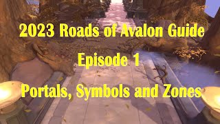【Albion Online 】2023 Roads of Avalon Guide  Ep 1 Portals, Symbols and Zones