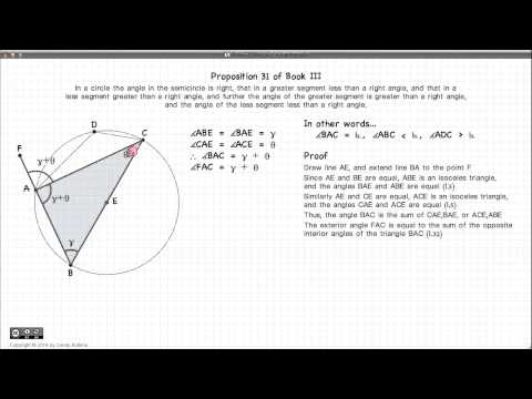 Euclid's Elements Book 3 - Proposition 31