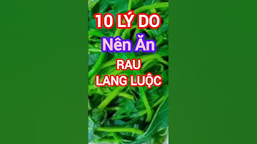 10 Lý Do Nên Ăn Rau Lang Luộc Thường Xuyên #dinhduong #health #suckhoe