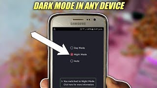Enable Dark Mode In Any Device | Official Instagram,Google Play Store,WhatsApp | Android 6,7,8 screenshot 4