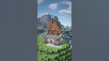 Minecraft Casa Medieval/Medieval House #minecraft #tutorial #shorts