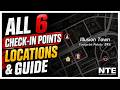 All Illusion Town Check-In Points Locations & Guide | Neverness to Everness