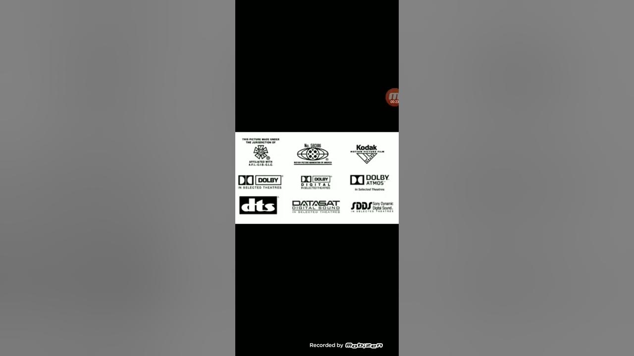 END CREDITS from mpaa, iatse, kodak, dolby, sdds, dts YouTube
