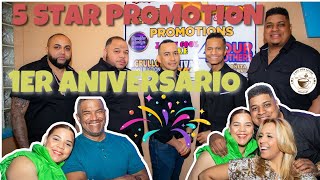 5 STAR PROMOTION 1ER ANIVERSARIO / CAFE CON LECHE PODCAST #podcast #perthamboy  #summervibes