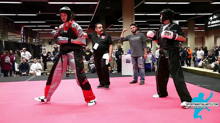 Carolyn Langston v Sue Brazelton Womens Sparring 2...