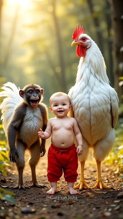 Chicken Dance | #babydance #cutebaby #funnyanimals #chicken #funnyvideo #viraldance #shorts #768