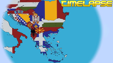 The Balkans - Huge Scale World Flag Map [Part 8] [Minecraft]