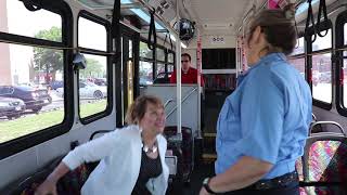 Riding the Bus Using A Wheelchair
