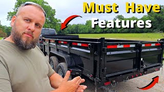 New Dump Trailer  Gooseneck or Bumper Pull? Is Bigger Really Better?