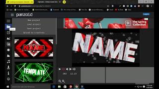 How to make intro without software.panzoid free intro maker screenshot 5
