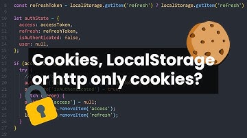 Does Storing JWT