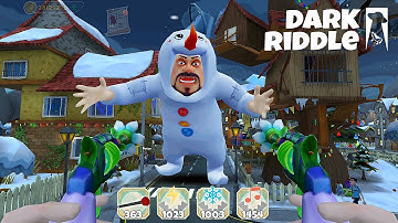 Dark Riddle 17.0.0 New Update Merry Christmas 2022 ( NEW Skins Snowman ) : Part 3