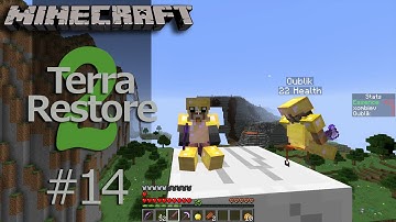 Minecraft Terra Restore 2 Alpha Ep14 : Taking a ride on Ghastpuf