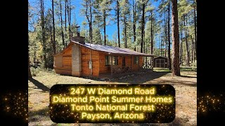 247 Diamond Road - Tonto National Forest - Payson, AZ - Cabin For Sale
