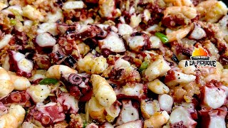 Taco gobernador de pulpo con camarón / Cocinando A la Periqué