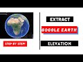 Extract Elevation Data FROM GOOGLE EARTH PRO | Google earth elevation data WITHOUT TCX Converter!