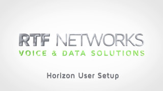 RTF Horizon User Setup