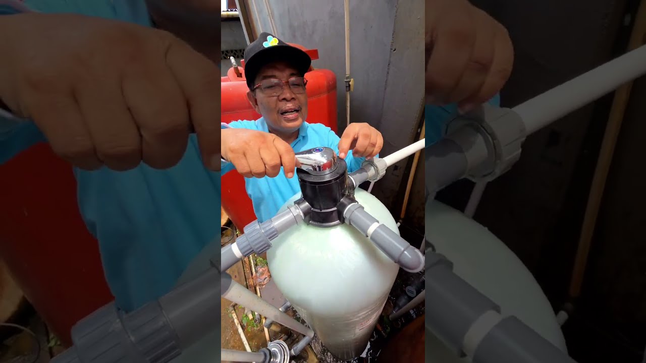 PENGOLAHAN AIR SUMUR BOR (Fe tinggi) - Teknologi (Chlorinator, Multimedia, Membran Ultrafiltrasi)