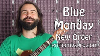 Video thumbnail of "Blue Monday - New Order, Orgy - Easy Beginner Ukulele Tutorial"