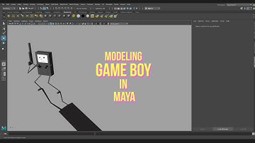Modeling GAME BOY in MAYA