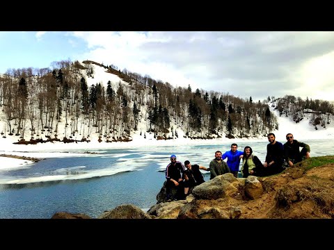 Green lake / Georgia Beshumi უიშვიათესი ხედით მწვანე ტბა,