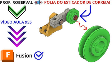 Lesson 955 - Modeling the Belt Tensioner Pulley in Autodesk Fusion